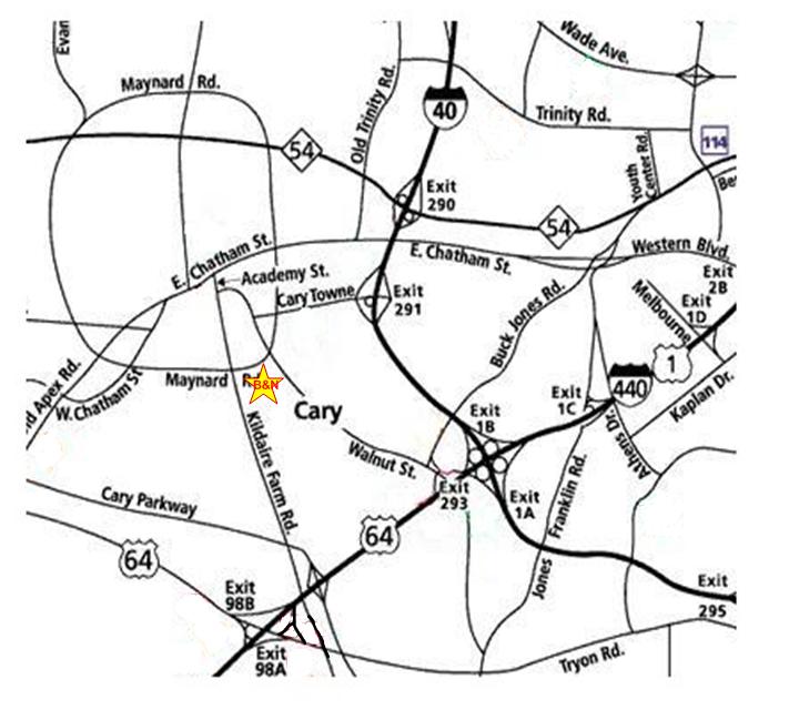 Barnes and Noble map
